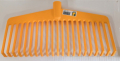SCOPA PER FOGLIE JOST GIALLA 21 DENTI CM. 38