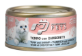 ALIMENTO GATTO AL TONNO E GAMBERETTI DA 70 GR
