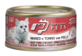 ALIMENTO GATTO GR.70 MANZO TONNO E POLLO